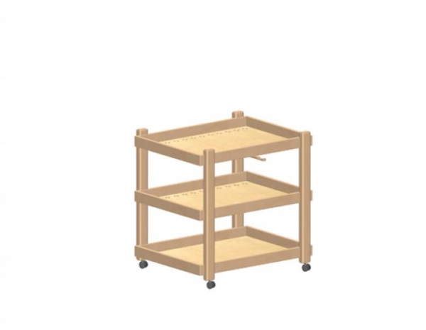 Carrello psicomotorio (senza attrezzi)