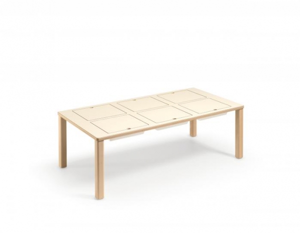Tavolo manipolazione 6 vasche h54