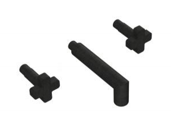 SET RUBINETTI E CANNA - nero