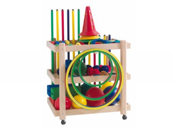 Carrello psicomotorio (con attrezzi)