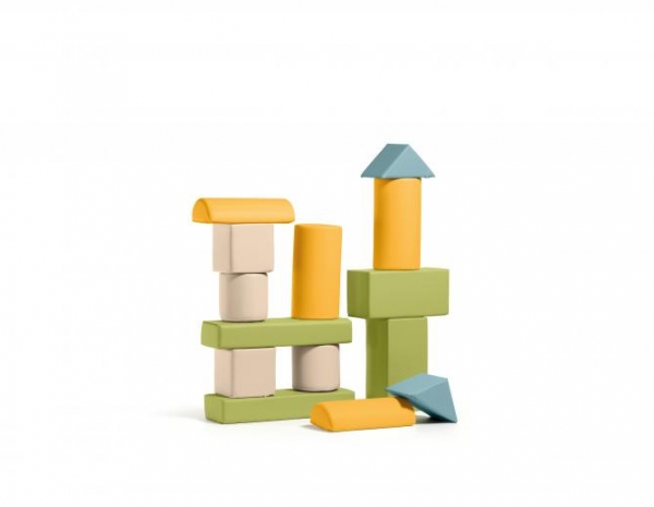 Set di 14 forme geometriche morbide